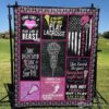 Lacrosse Girl Born This Way Quilt Blanket Ynt9  Quilt